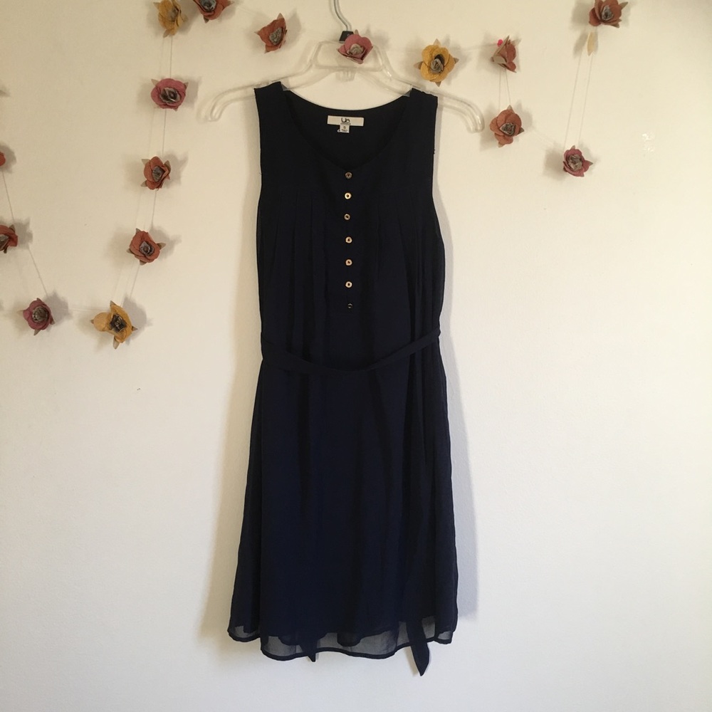 Navy Blue Mini Summer Dress 🌻 Modcloth